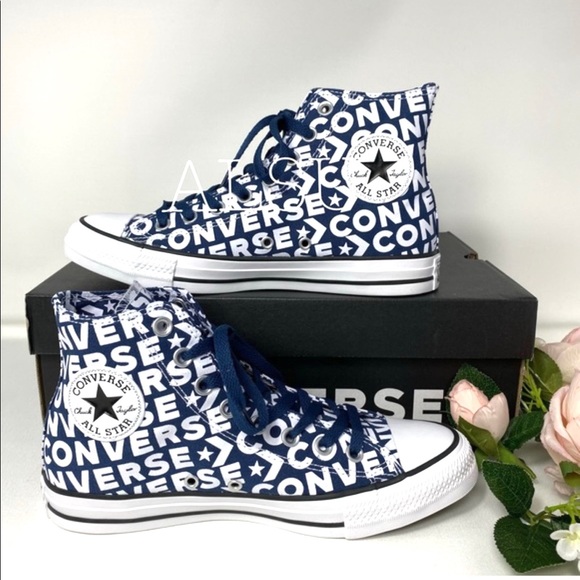 Converse Shoes - Converse Ctas Logo Navy Canvas High Top W AUTHENT